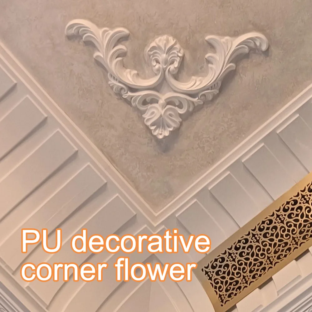 Cornor Ornaments PNG: How This Lightweight PU Floral Design Transformed My  Living Room Walls, image size:1000x1000