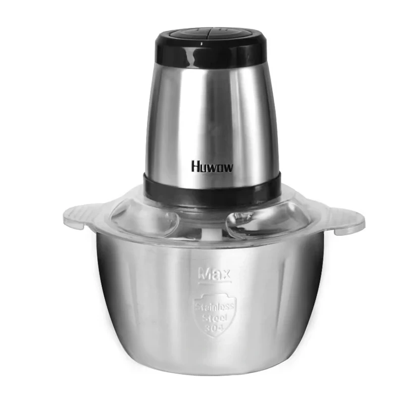 2Speeds 304Stainless Steel Electric Chopper Meat Grinder Mincer Food Processor Slicer Vegetable Food Chopper Meat Slicer Machine
