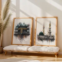 ⁦طقم لوحات المسجد النبوي الجدارية.⁩ - الصورة ⁦4⁩