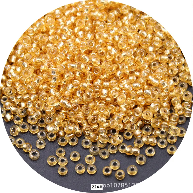 High-Quality Silver-Filled Glass Rice Beads for Jewelry & Clothing - Multiple Sizes Available
