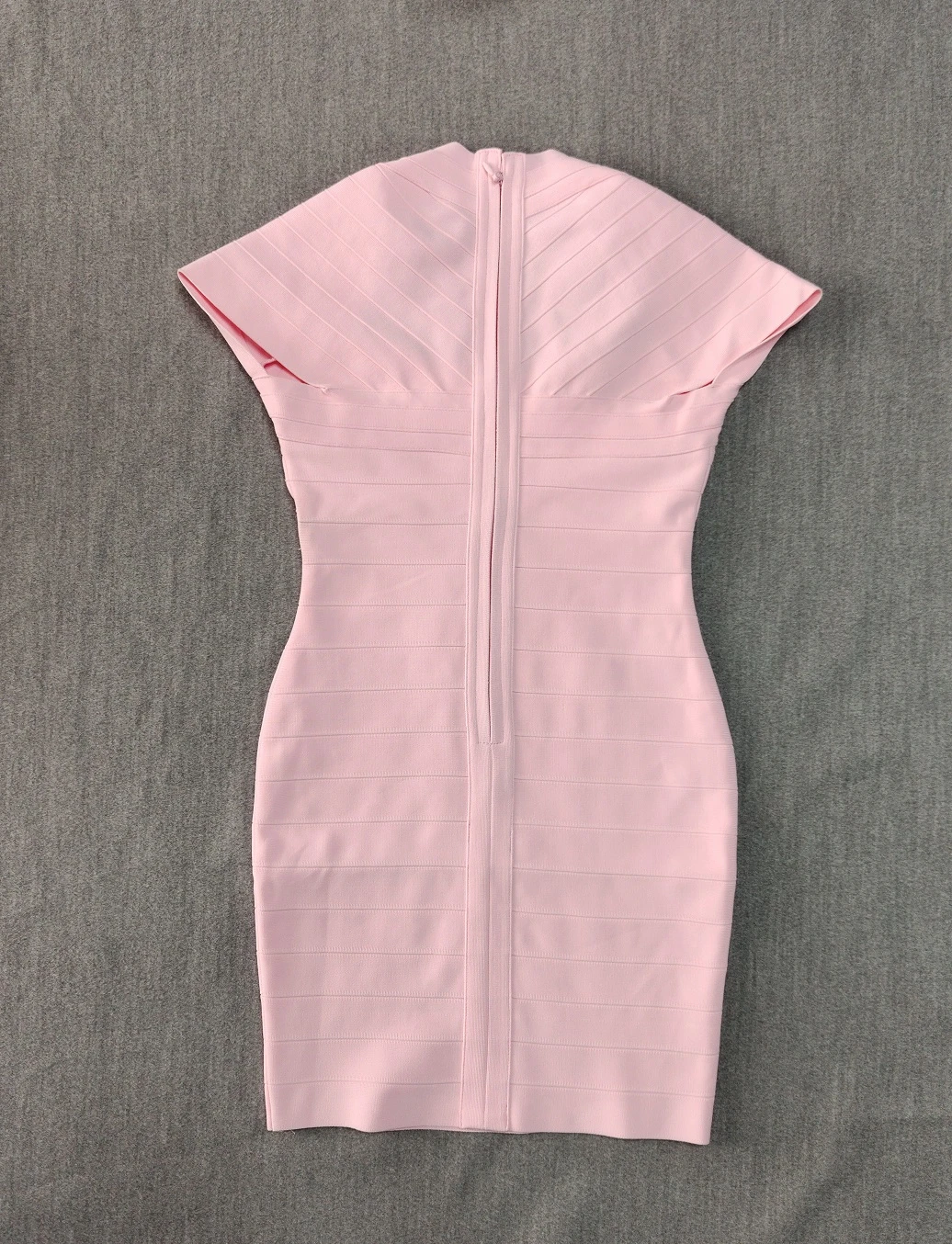 HQBORY Summer Women Pink Bodycon Mini Sexy Bandage Short Sleeve V-neck  Party Club Dresses bodycon vestidos - AliExpress 200000345