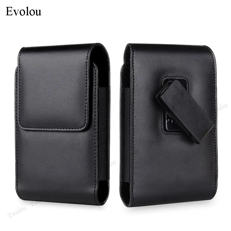 Leather Belt Clip Phone Holster Pouch