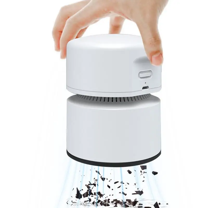 

Mini Desk Vacuum Cleaner Portable Mini Table Dust Sweeper USB Charging Cordless&360-degree Rotatable Mini Dust Vaccum Cleaner