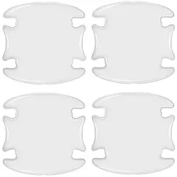 Car Door Edge Transparent Anti - Collision Protector Stickers - Side Edge Protection Guards (Door cup 4pcs)