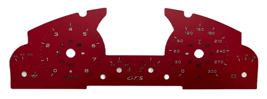 Face Dials Set For Porsche 955 Cayenne Turbo+Turbo S/957 Turbo Gauge Cluster Face Tacho Dials 300KM/H