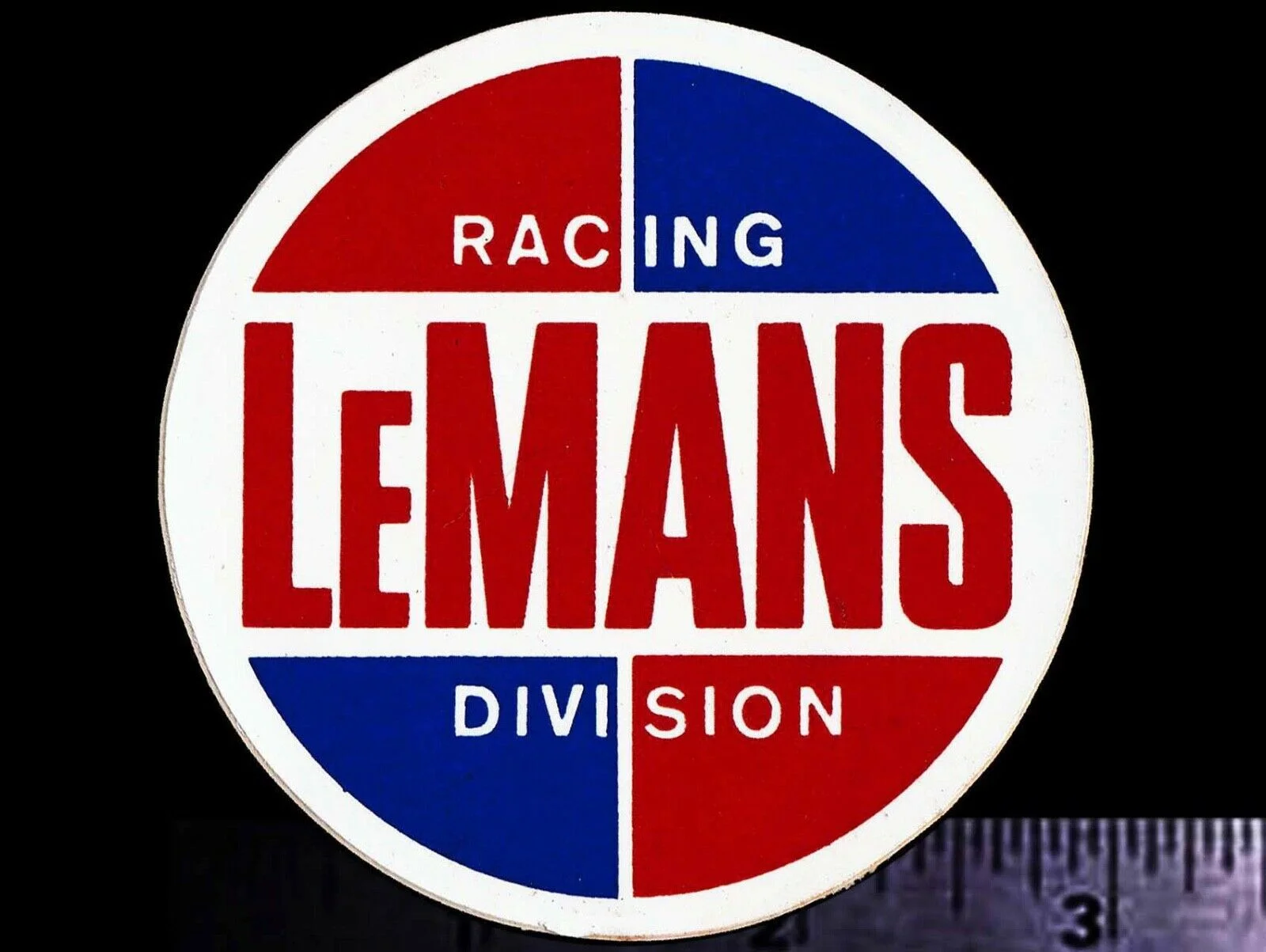

For x2 LeMANS Racing Division - Original Vintage 1970's Decal/Sticker