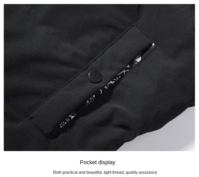 Description Picture 5 of itemWinter Jackets for Men High Quality Men's Coats Thermal Clothing Mens Hooded Parkas Hot Coat Man Social Waterproof Parka Male