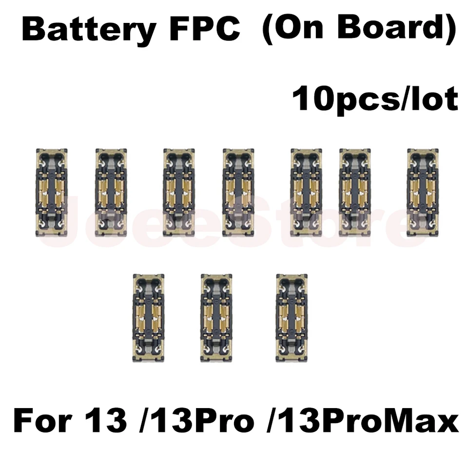IPhone用バッテリーコネクタ,10個,5,15,14,13,12,11 pro,max,x,xs,xr,8