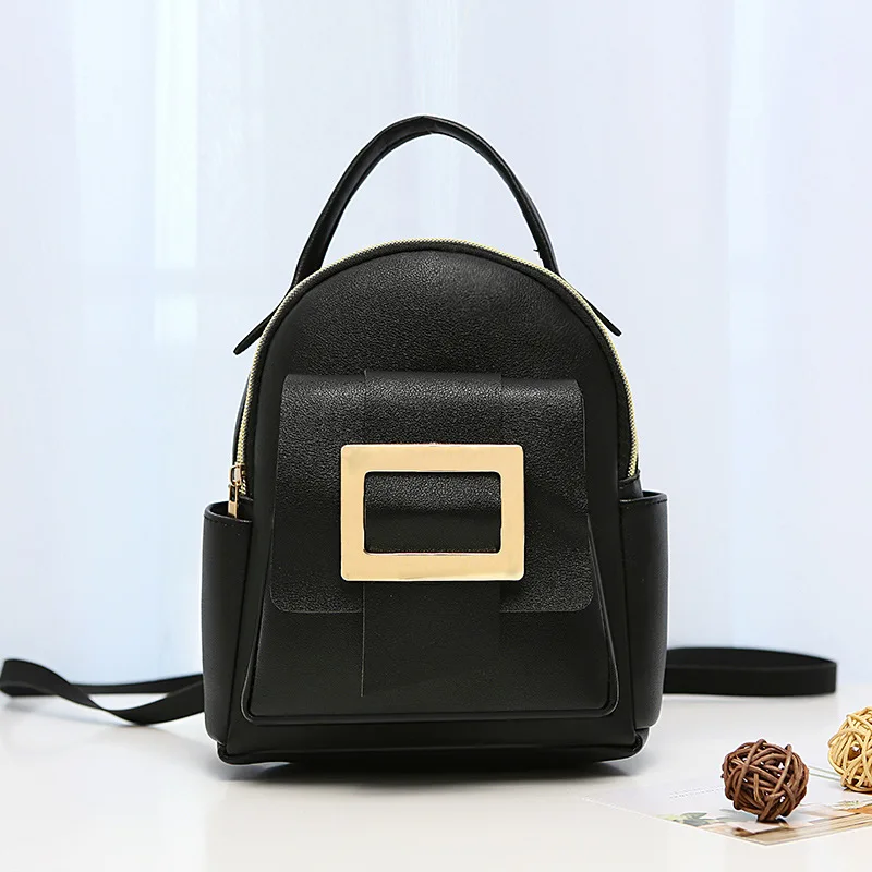 5PCS Women High Quality Leather Backpacks Vintage Female Shoulder Bag Travel Ladies Bagpack Mochilas School Bags for Girls