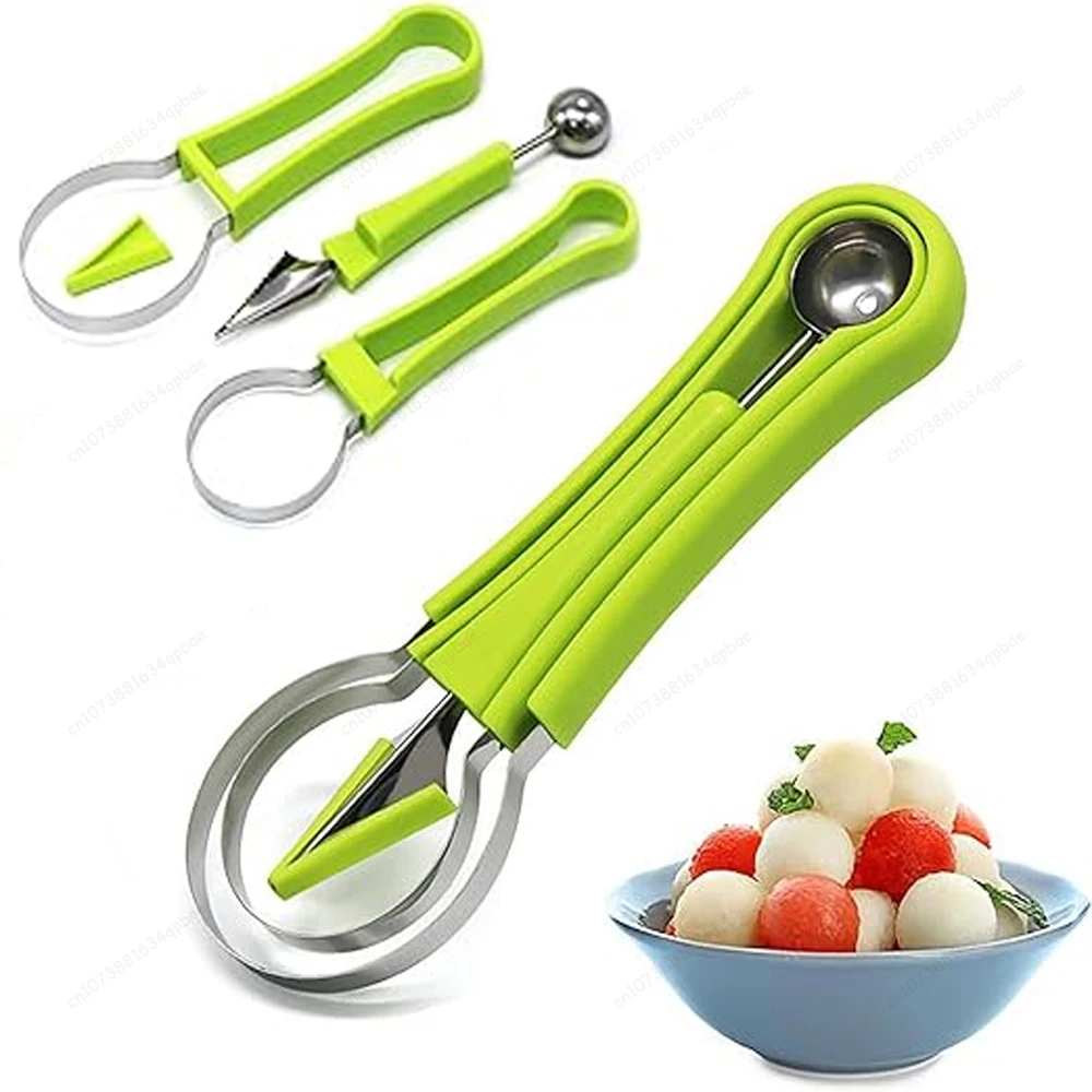 

Watermelon Slicer Cutter Scoop Fruit Carving Knife Cutter Fruit Platter Fruit Dig Pulp Separator Kitchen Home Gadgets Tools