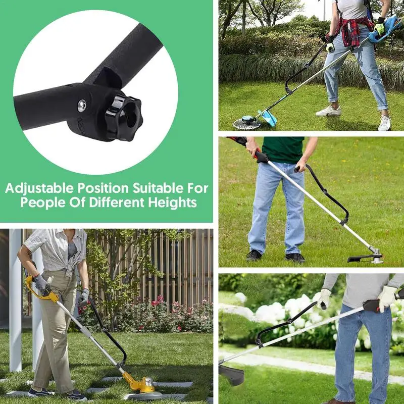 Lawn Trimmer Handle Grip Aluminum Alloy Effortless Trimmer Handle Grip  Extended Lawn Care Accessories For Parks Streets Farms - AliExpress