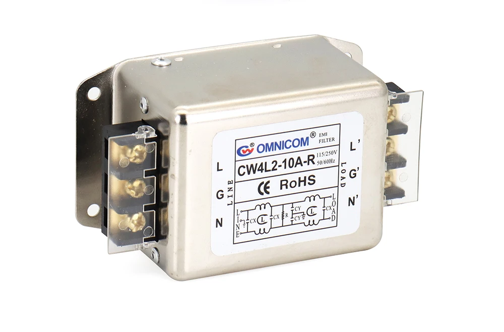 CW4L2 Netzfilter 3A 250V - Einphasiger Entstörfilter Für Elektrogeräte