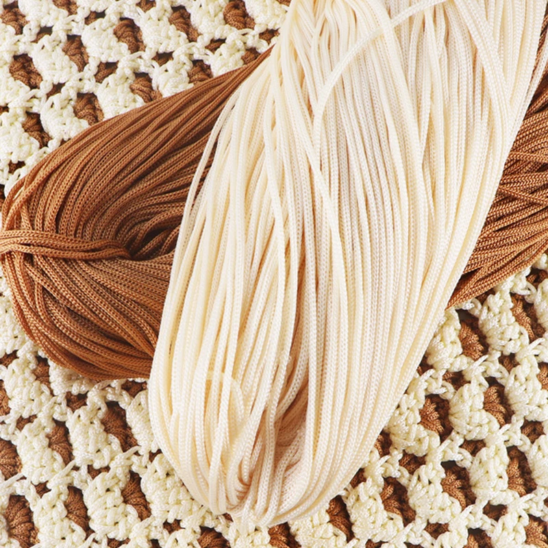 Vibrant 3mm Nylon Cord for DIY Crafts and Hand-Woven Creations - 200m