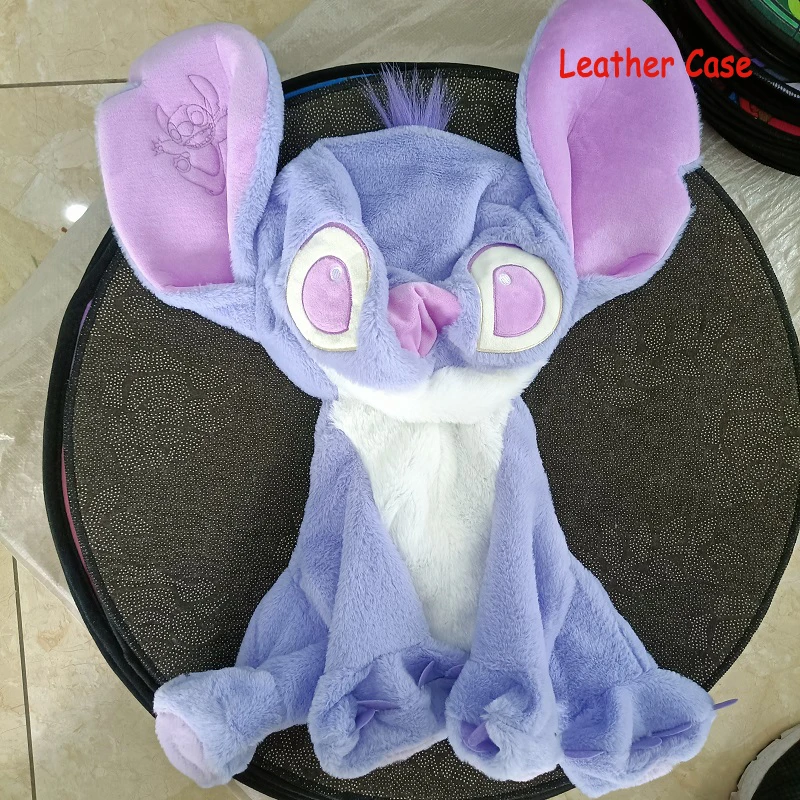 50/100Cm Disney Purple Stitch Custodia In Pelle Blue Angel Holster Peluche Anime Plushie Stich Farcito Semi-Finito Plushie Toys