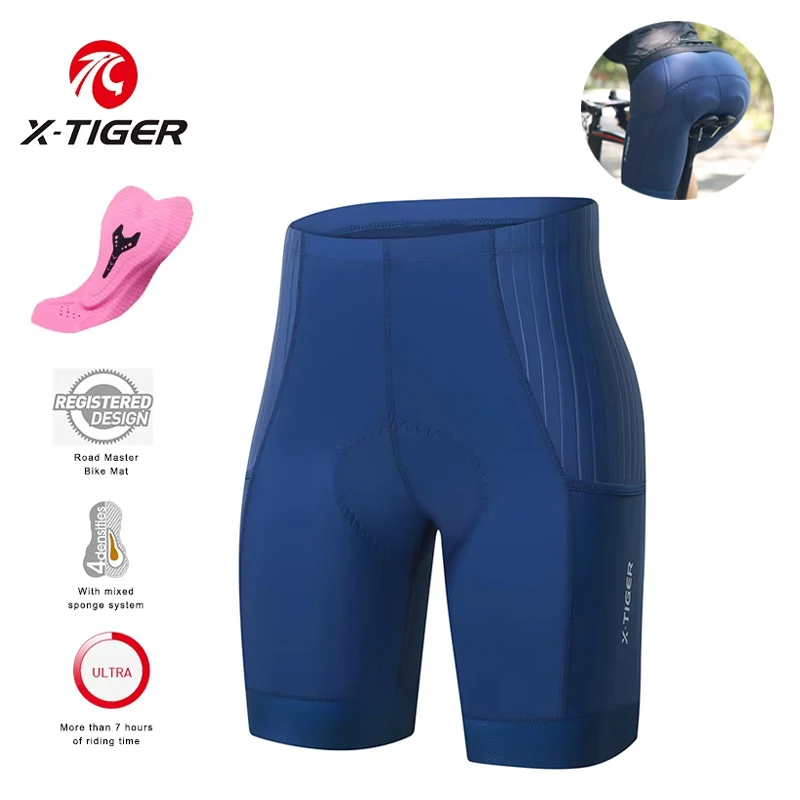 Women Cycling Shorts Sponge Cushion Mountain Bike Short Pants Superelastic Shockproof MTB Road Bicycle Shorts cycling shorts