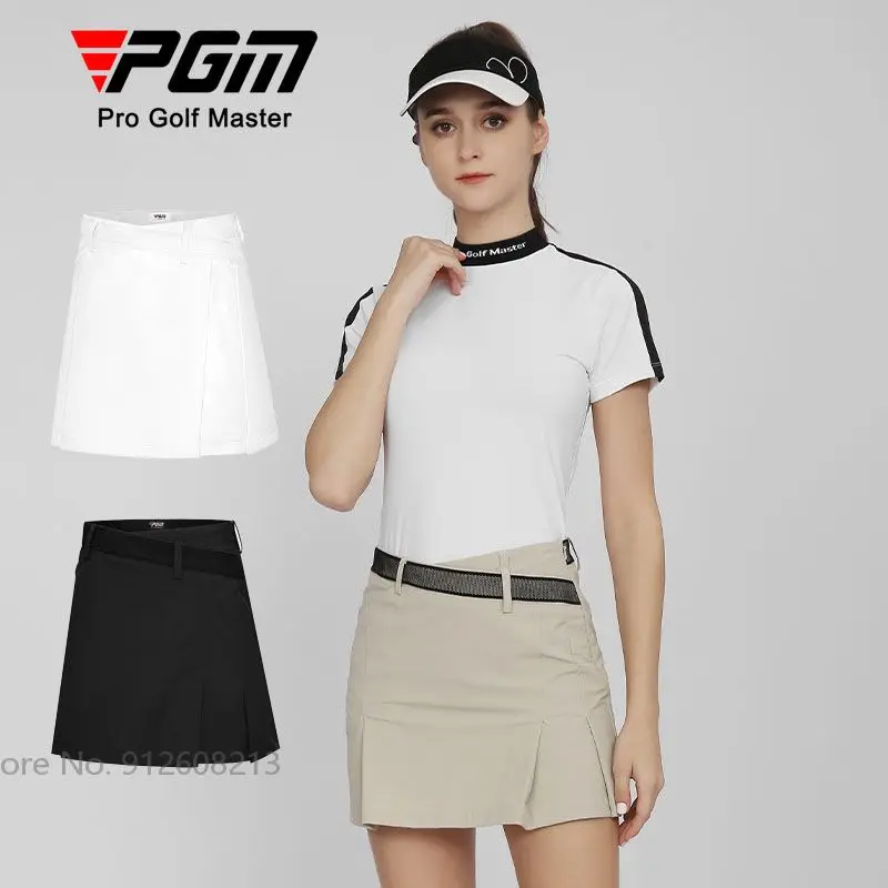 PGM Summer Ladies A lined Golf Skirt Breathable Elastic Golf Skort