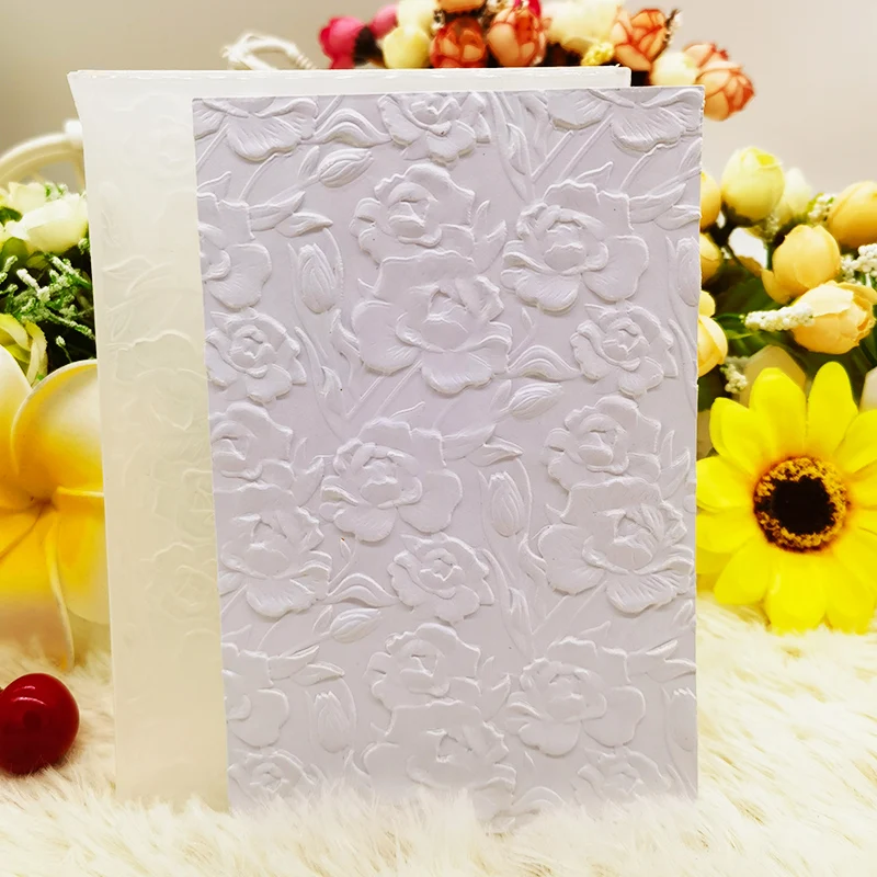 3d Embossed Folder Rose Used For Card Making Scrapbook Paper Diy Process Decoration Articles