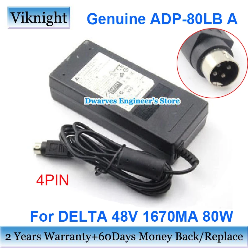 Оригинальный ADP-80LB A адаптер питания для Delta 48V 1670mA CUSD04C01D9 зарядное устройство