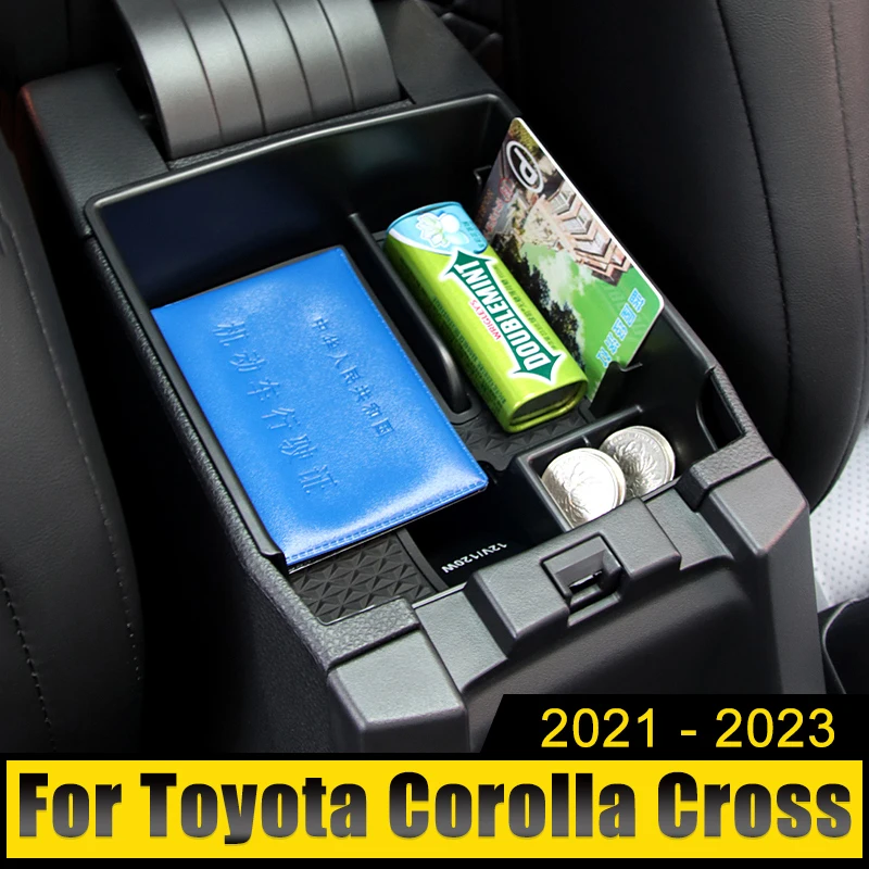 Per Toyota Corolla Cross Xg10 2021 2022 2023 Car Central Console Bracciolo Box Storage Container Organizer Supporto Vassoio Accessori