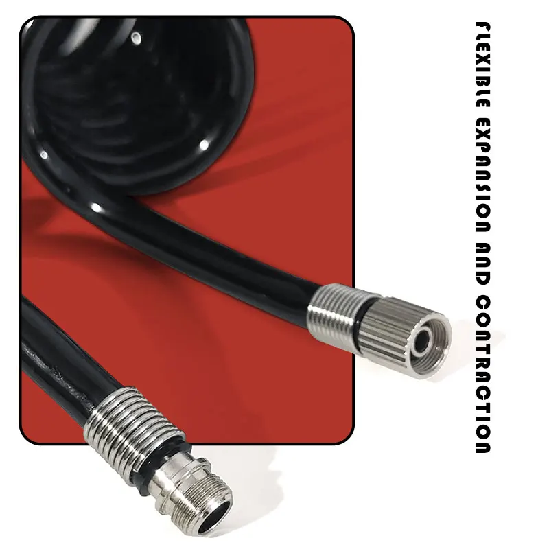 Airbrush Hose with 1/8’’ Fittings Sturdy Construction Tube Accessories Easy to Attach for Air Compressor Spray Pen Airbrush Kits 3