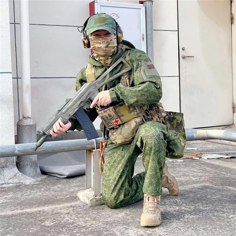 EMR迷彩 コンシャツ パンツ ジャケット 3点セット ロシア軍 Lサイズ