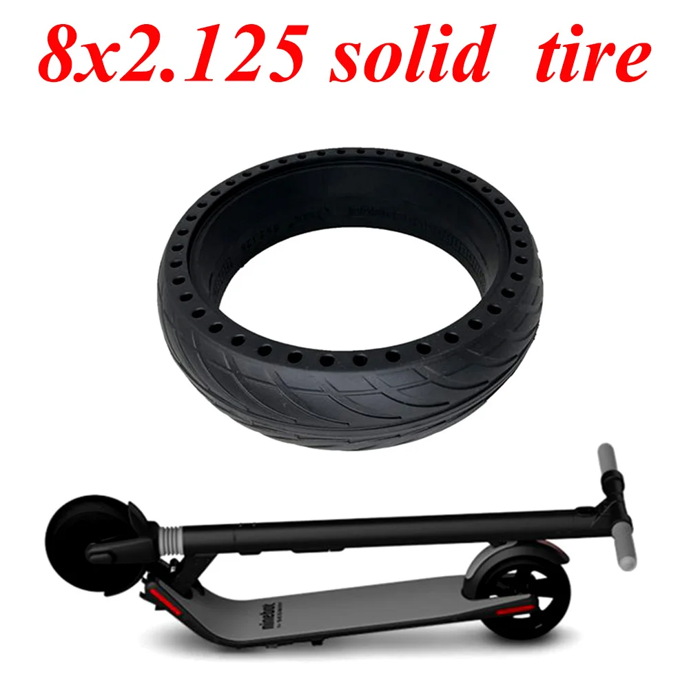 

Hollow Tire for Ninebot ES1 ES2 ES4 Electric Scooter 8-Inch 8x2.125 Explosion-proof Tubeless Tyre Replacement