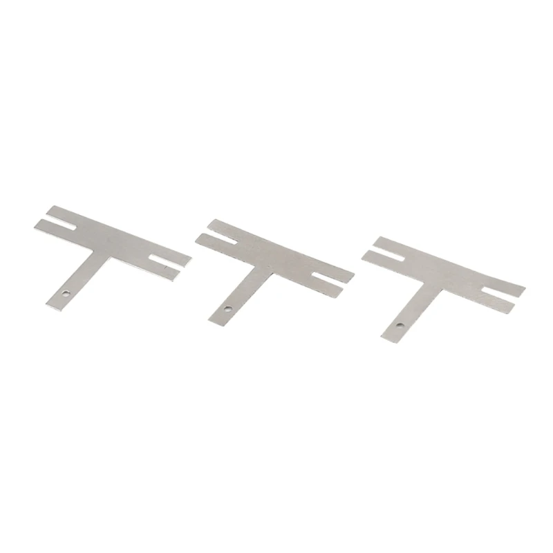 Nickel Strip 100 Piece for T Shaped Nickel Sheets Plates Nickel Plated Steel Belt Strip Spot Welding Connector 3