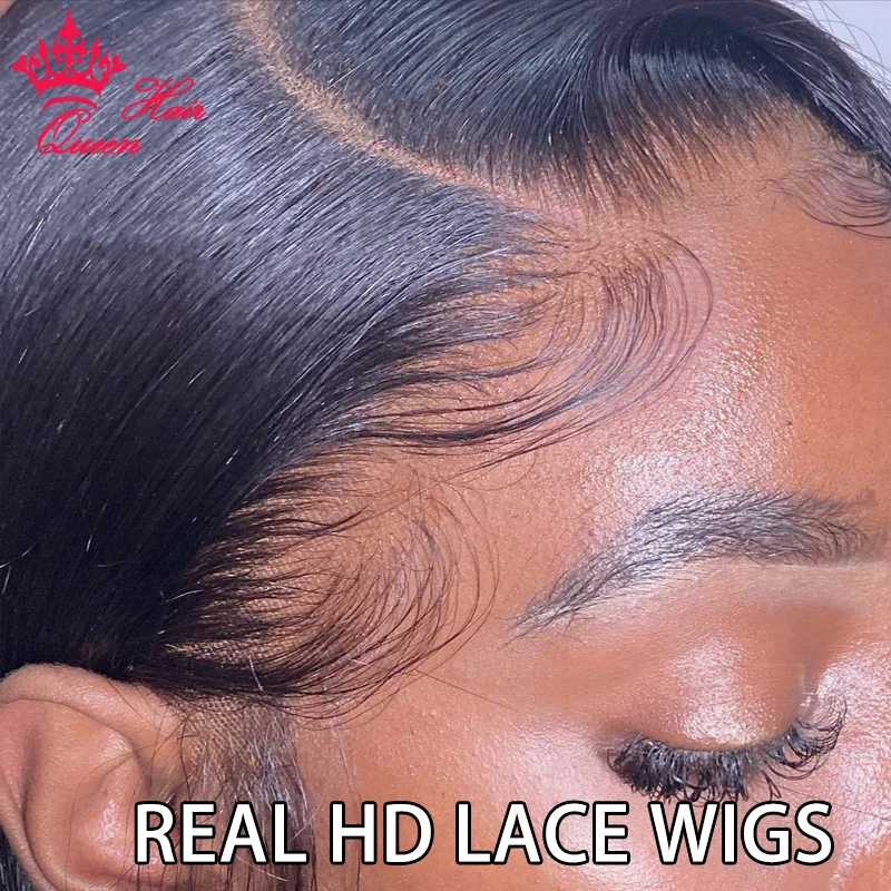 Real Invisible HD Transparent Lace 13x6 13x4 Lace Front Wig Human Raw Hair Wigs pre plucked Frontal Wig Peruvian Straight