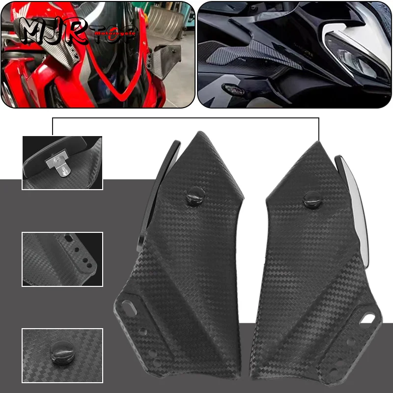 

Mirrors Wind Wing For DUCATI 748 848 916 998 999 1098 1198 1098 1198 Motorcycle Carbon Adjustable Mirror Flank Spoiler Fairing
