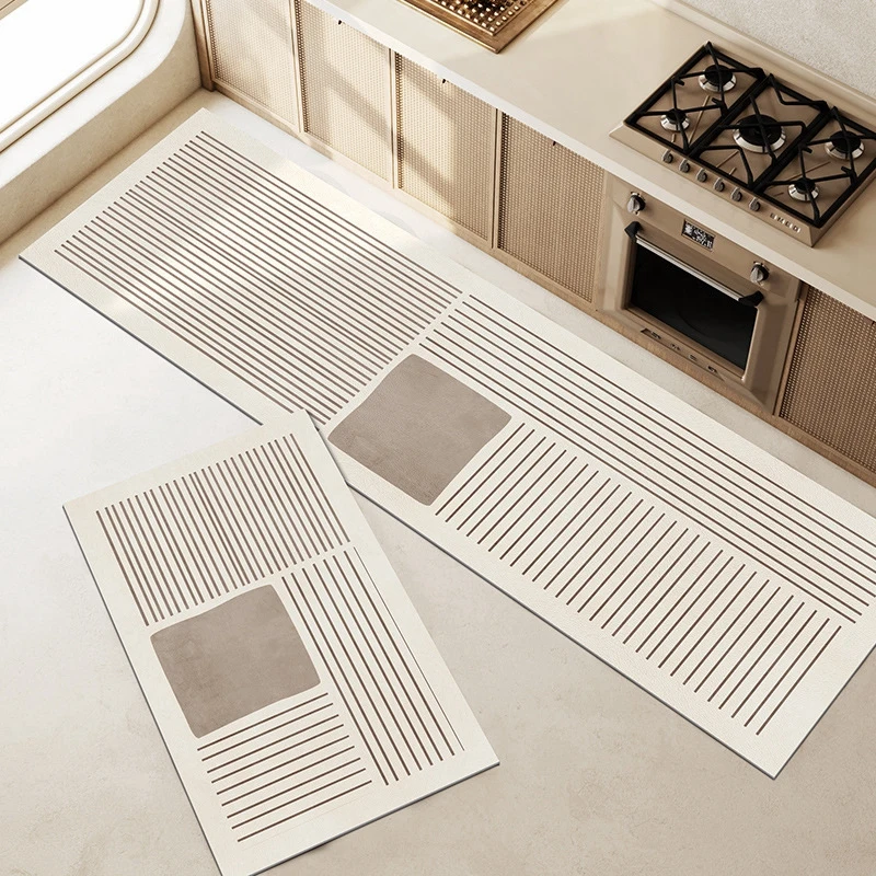 Floor Mat Japanese Kitchen Oil Resistant Mat Anti Slip Bath Mats Super Absorbent Floor Carpet Long Hallway Doormat Rugs Entrance Footpad floor mat
