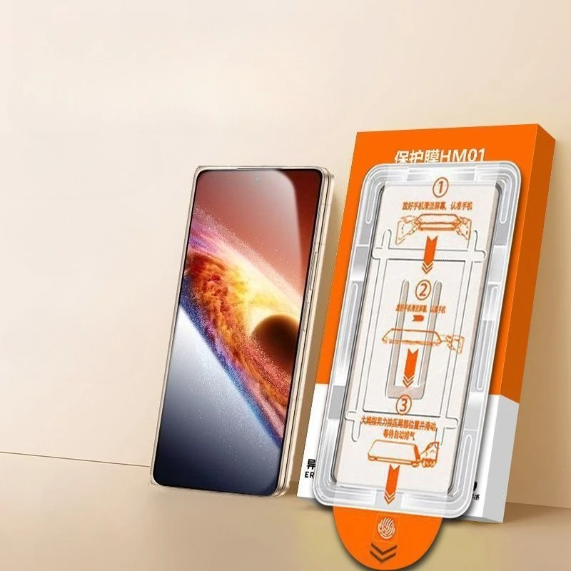 Dust-Free Easy Installation Tempered Glass Screen Protector - Full Cover Protective Film