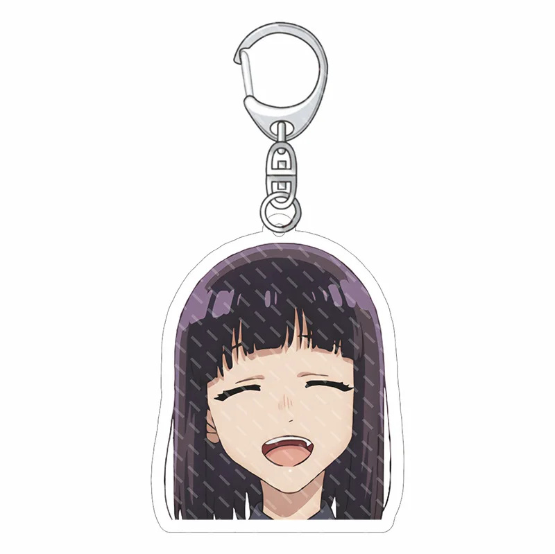 Cartoon Anime CALL OF THE NIGHT Keychain Acrylic Figure Nico Hirata Seri Kikyo Key Chain Cosplay Model Decor Sign Collections