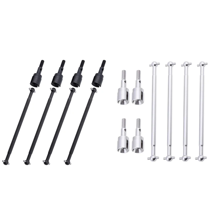 New-08029 Dogbones 89.5Mm & Stub Wheel Axle 02033 Drive Shaft For 1/10 Redcat HSP Exceed RC Car Truck Replacement