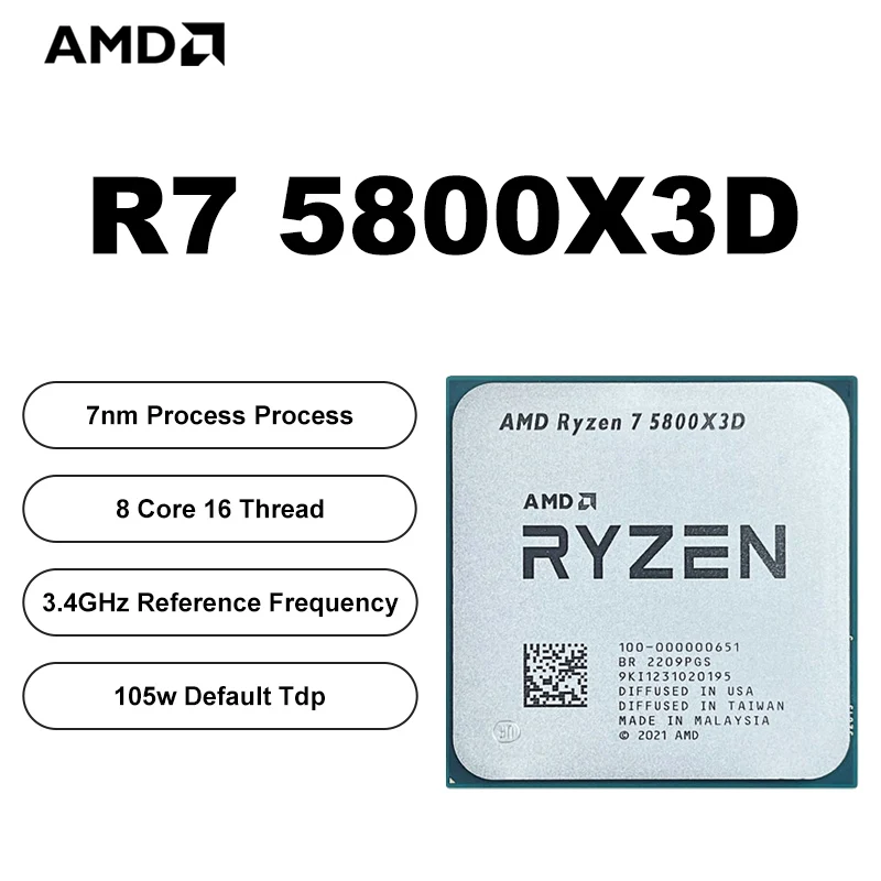 AMD-라이젠 7 5800X3D 마더보드, R7 5800X3D 3.4 GHz 8 코어 16 스레드 CPU + 기가 바이트 B550M AORUS ELITE B550m 게임용 128GB