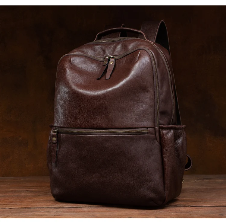 جلد المرأة في الهواء الطلق السفر على ظهره Vintage سعة كبيرة على ظهره حقيبة مدرسية للرجال على ظهره ل 15.6 بوصة حقيبة كمبيوتر محمول