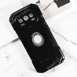 Enhanced Back Ring Holder Bracket Phone Case with Soft Silicone TPU Cover, 6.78 2024 Edition for Armor 27 Pro (Ring Case Black)