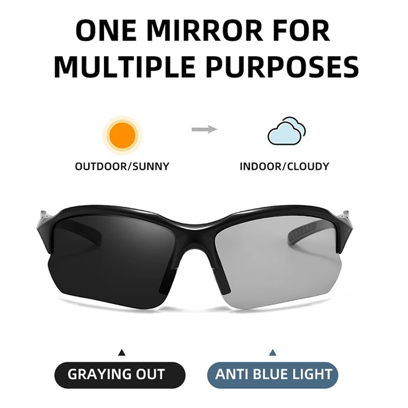 Outdoor Polarized Sunglasses for Men Women UV Protection Cycling Sunglasses for Outdoor Driving Fishing Golf Hiking   