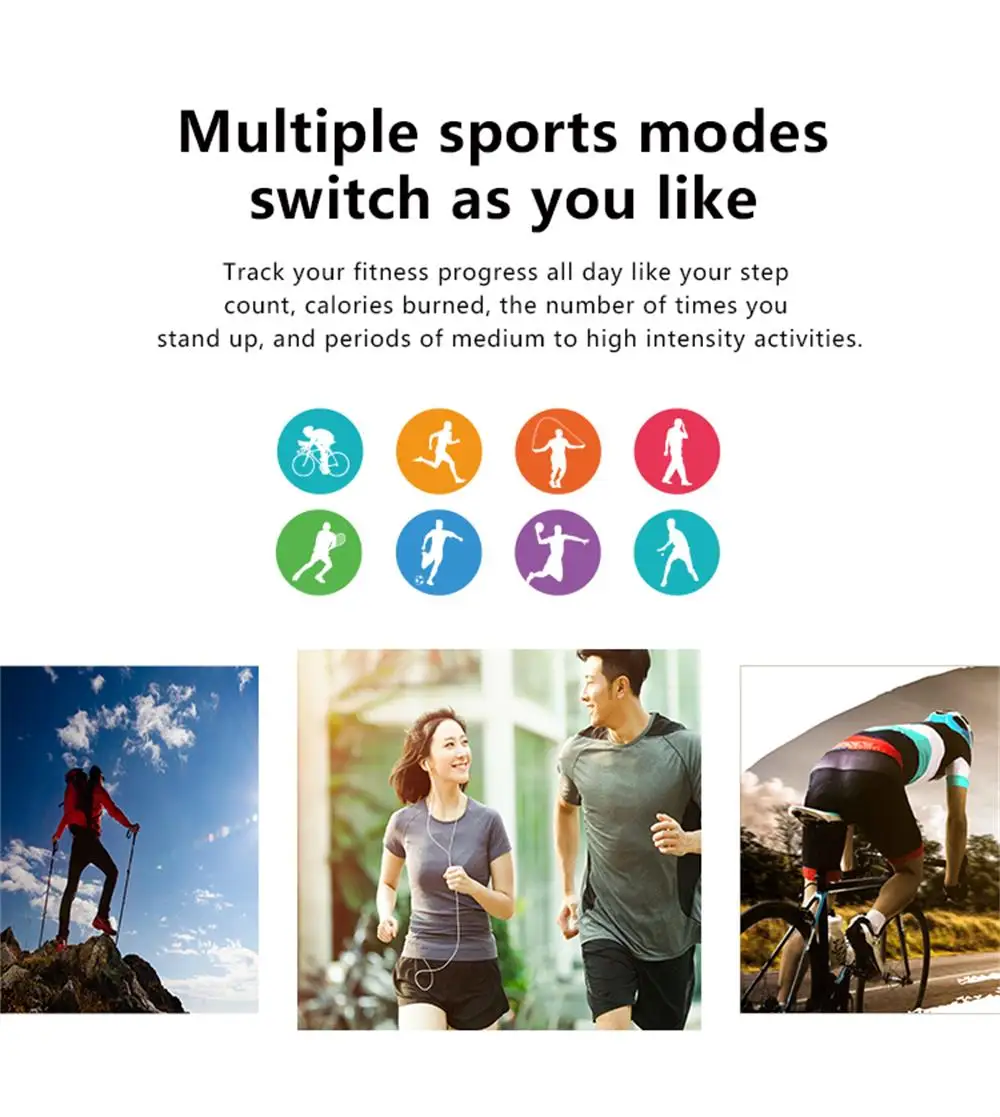 8G Memory Music MT3 Smart Watch Sound Record Storage Blue Tooth Call Smartwatch For Men Women Blood Pressure Fitness Tracker