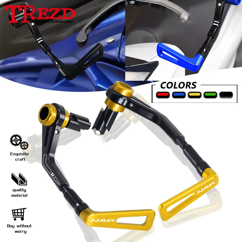 

nmax xmax 2024 Motorcycle Handlebar Grips CNC Brake Clutch Levers Hand Guard Protector For YAMAHA NMAX 125 155 XMAX 250 300 400