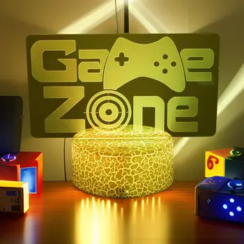 NEON GAMER 3D LED Night Light 4