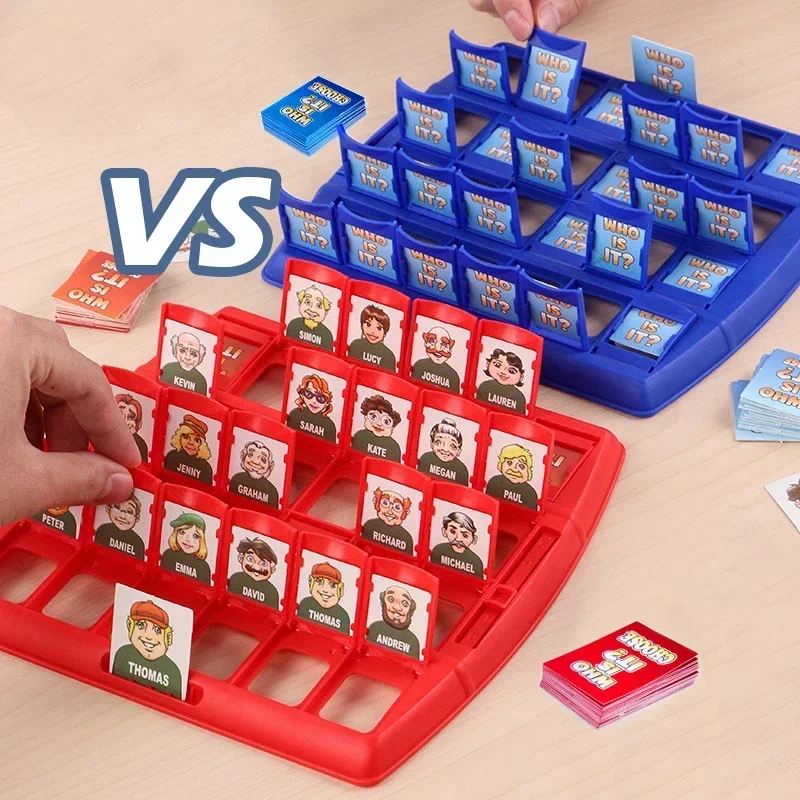 Guess who I am board game parent-child interaction toy logical reasoning children's puzzle guess me you my character chessboard board games