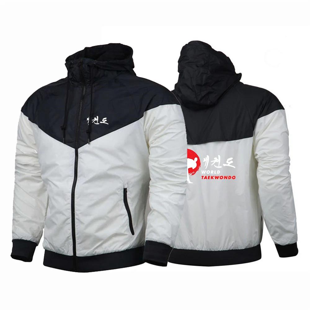 Waterproof Zip Hooded Mens Outdoor Sport Jacket