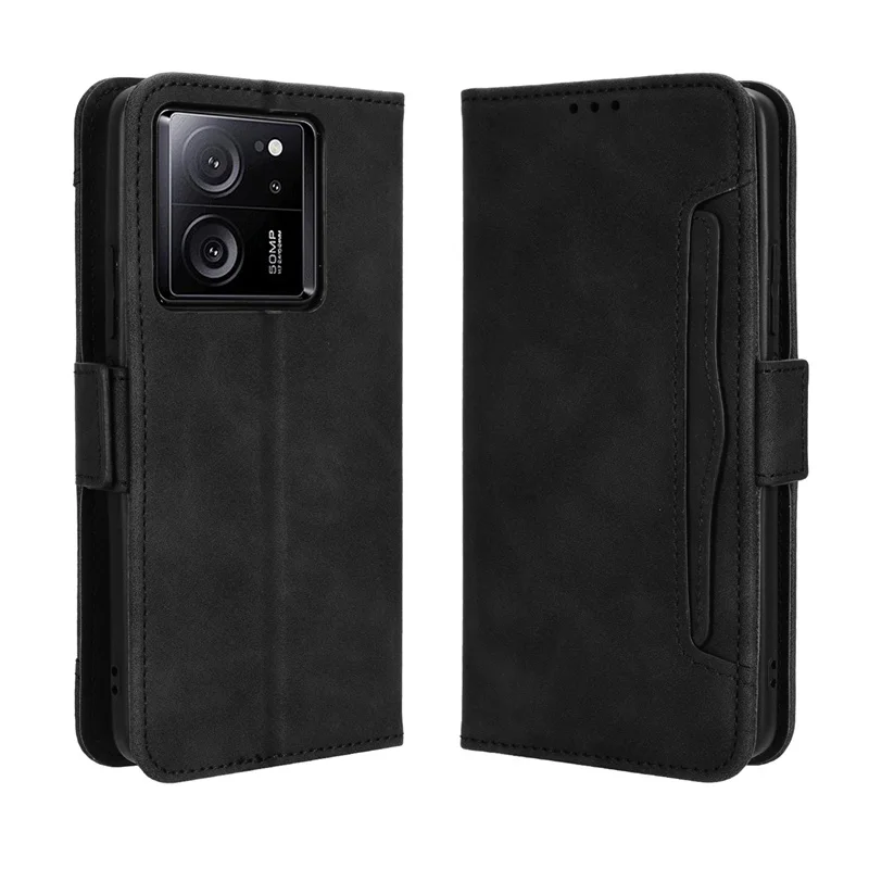 Per Xiaomi 13T Premium Leather Wallet Leather Flip Multi-Card Slot Cover Per Xiaomi Mi 13T Mi13T Phone Case