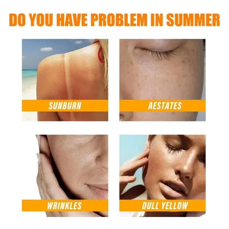 Facial Sunscreen SunCream Sunblock Skin Protective Cream Bleaching Facial Moisturizer Anti Aging Oil Control