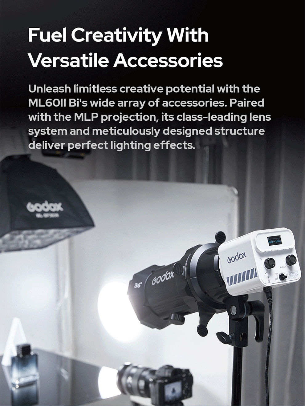 Godox ML60II Bi Accessories GODOX ML-CD15 Diffusion Dome ML