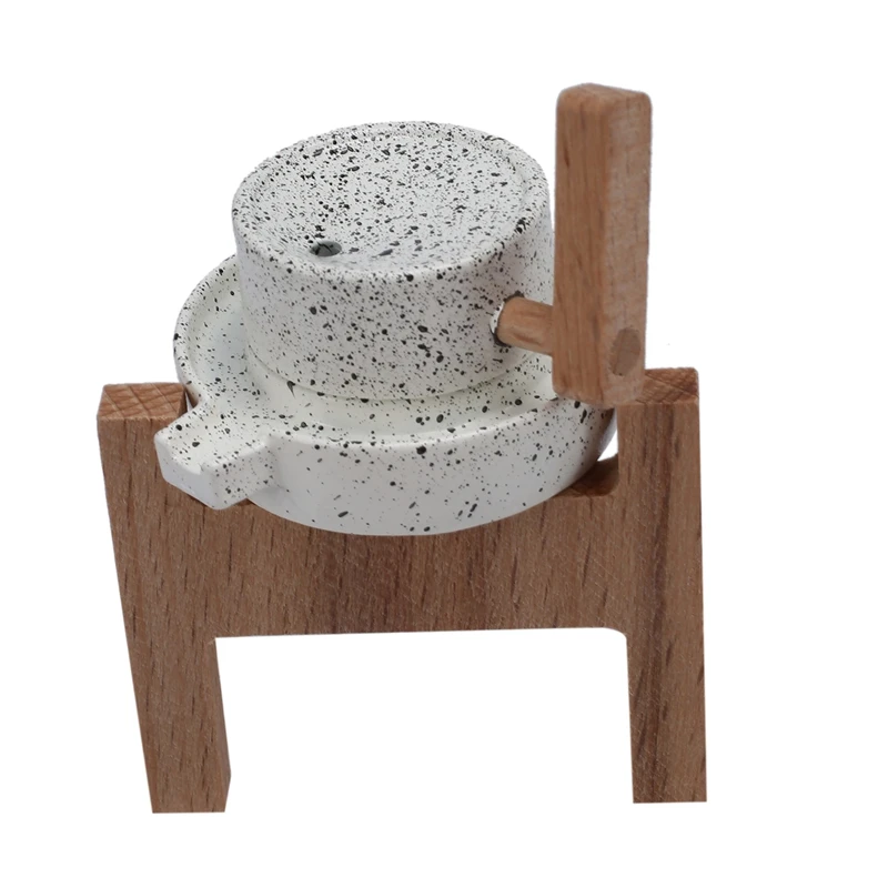 

1:12 миниатюрная мебель для кукольного домика миниатюрная каменная мельница Ретро Маленькая каменная мельница Кукольный дом декоративные аксессуары