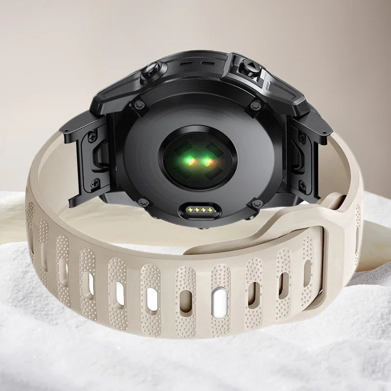 Versatile Silicone Quick Release Smartwatch Band - 22mm/26mm Strap