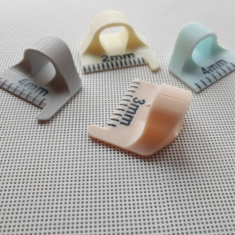 3Pcs/set Sewing Needle Gauge Measuring Tool Finger Ruler Sewing Template For Equal Stitches Finger Protector With A Scale