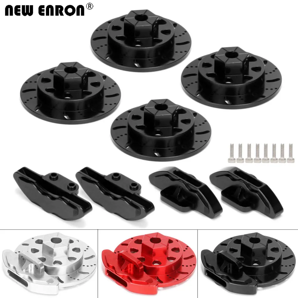 NEW ENRON AXI232045 Hex Brake Calipers & Disc brake Rotors For RC 1/10