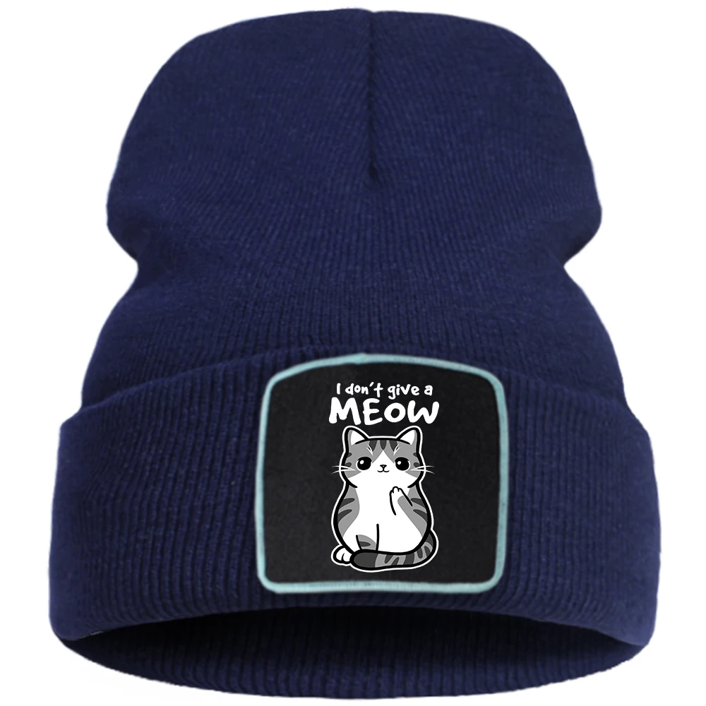 Cat Beanie Hat Harajuku Women Meow Beanies Hats Beanie Cat Hat Women Don't Women Aliexpress